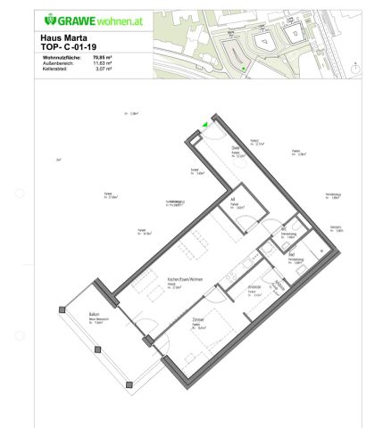 2-Zimmer-Wohnung mit Balkon - Provisionsfrei! - Photo 5