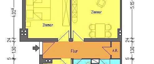 Helle Wohnung mit Balkon - saniert! - Photo 1