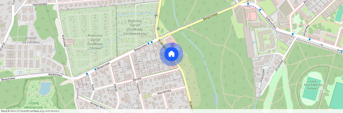 ul. Krakowska, Zdrowie, Polesie, Łódź, łódzkie