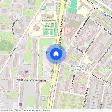 al. Aleja Władysława Reymonta, Wawrzyszew, Bielany, Warszawa, mazowieckie