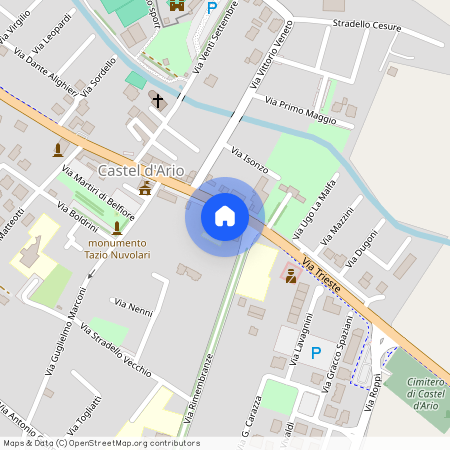 Castel D'Ario, Piazza Giuseppe Garibaldi