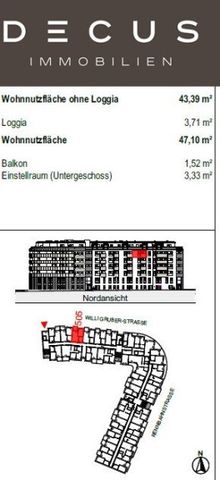 2-ZIMMER | 5. OBERGESCHOSS | LOGGIA | BEZUG AB 01.01.2026 - Foto 4