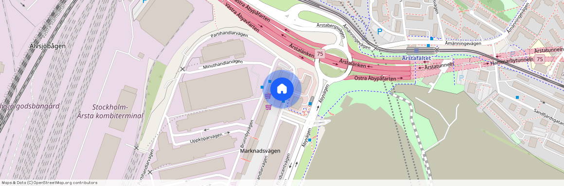 Marknadsvägen, Årsta