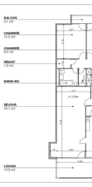 Appartement de 5 pièces au 2ème étage - Foto 1