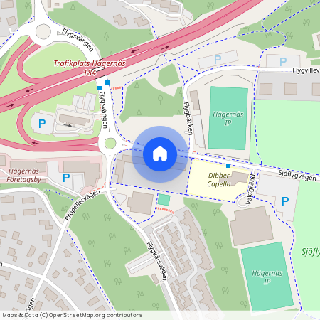 Hägernäs strand, Täby, Stockholm, Sjöflygvägen 10