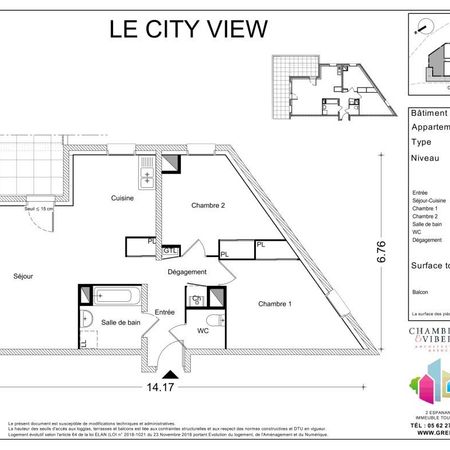 3 PIECES PROGRAMME NEUF CITY VIEW - Photo 4