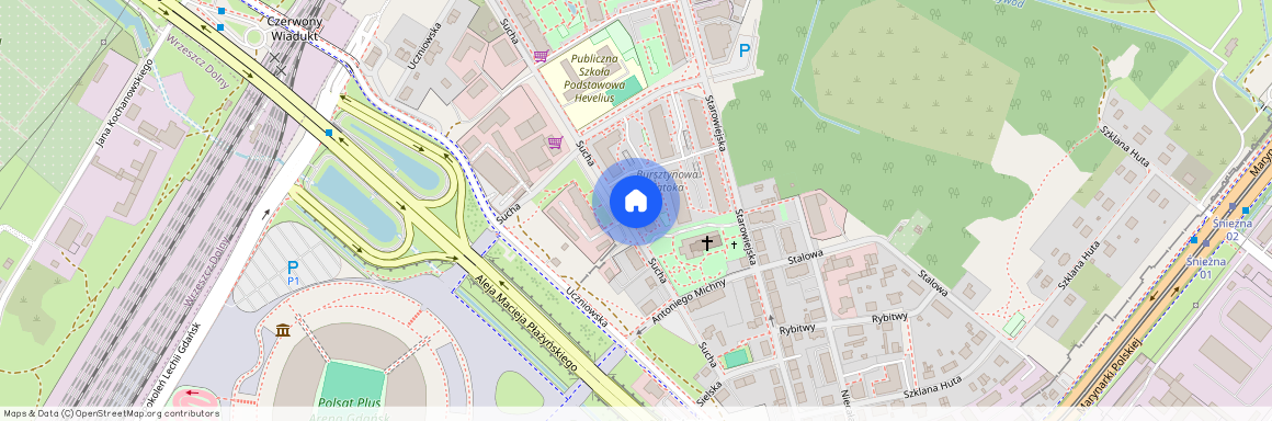 ul. Sucha, Letnica, Gdańsk, pomorskie