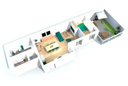 Möblierte Stadtwohnung mit Dachterrasse in MZ-Bretzenheim - Photo 3