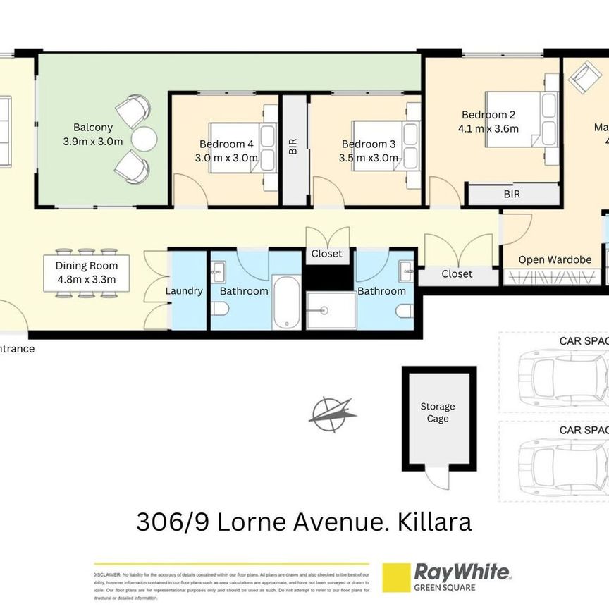 Elegant 4-Bedroom Apartment with 2 Parking in Prestigious Killara - Photo 1