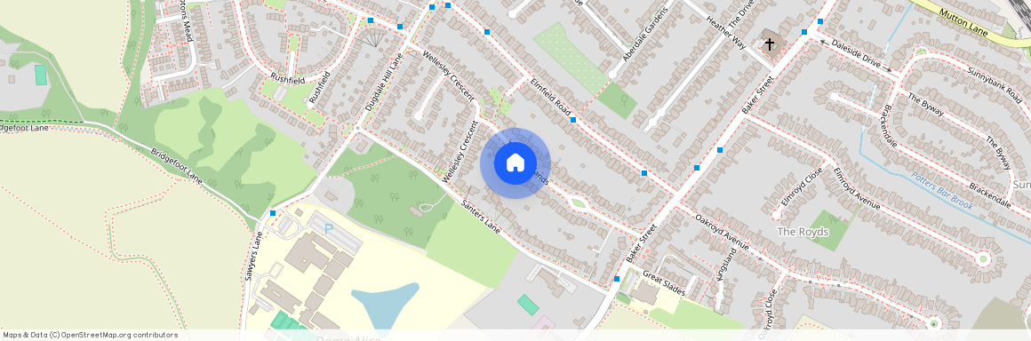 The Shurblands, Herts, EN6