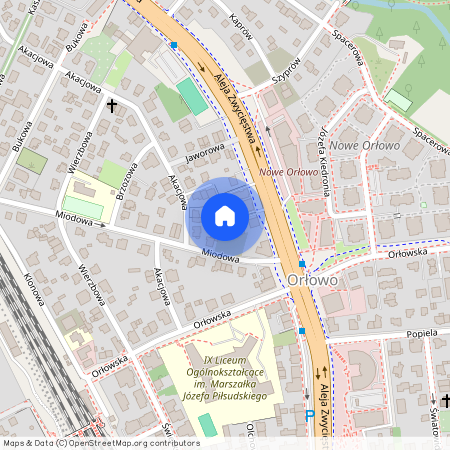 ul. Jaworowa, Orłowo, Gdynia, pomorskie