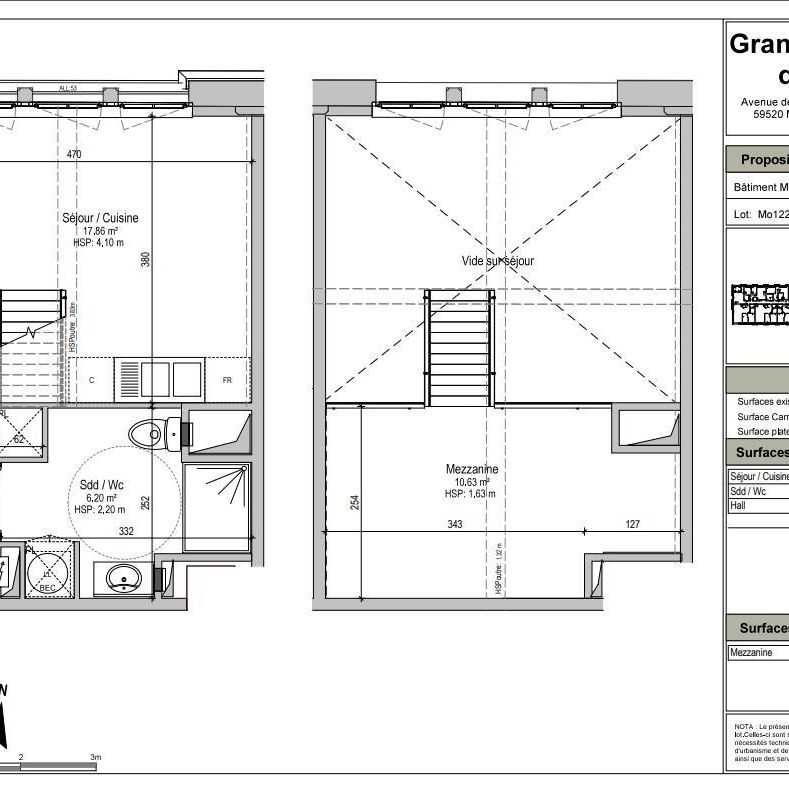 Location Appartement 1 pièce 27m² MARQUETTE LEZ LILLE 59520 - Photo 2