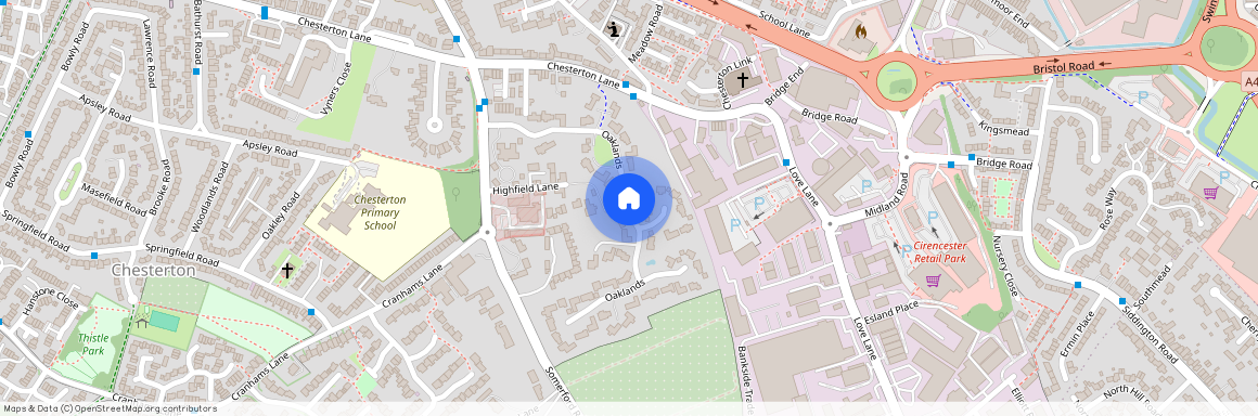 Oaklands, Oakley Hall Oaklands, GL7