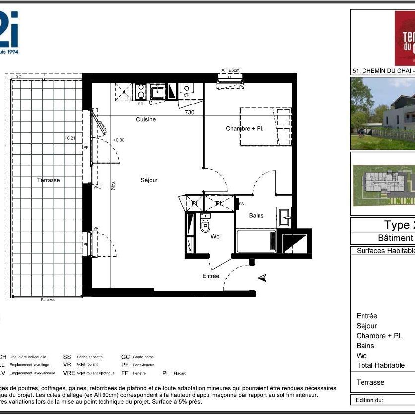 Location Appartement 2 pièces 51m² LE TAILLAN MEDOC 33320 - Photo 2