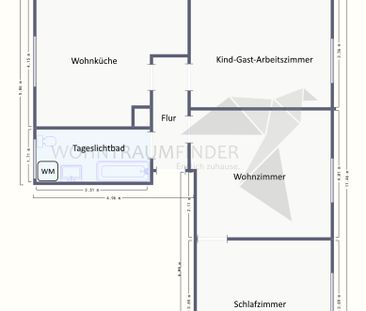 !! Wohnen im Grünen !! NEU sanierte 3 Raum EG-Wohnung mit Tageslichtbad in C-Ebersdorf (WG-geeignet) - Photo 6