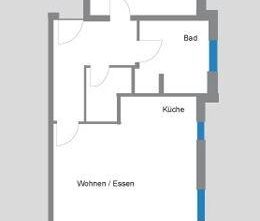 Schöne 2-Zimmer-Wohnung mit Balkon und EBK im Grünen - Photo 1