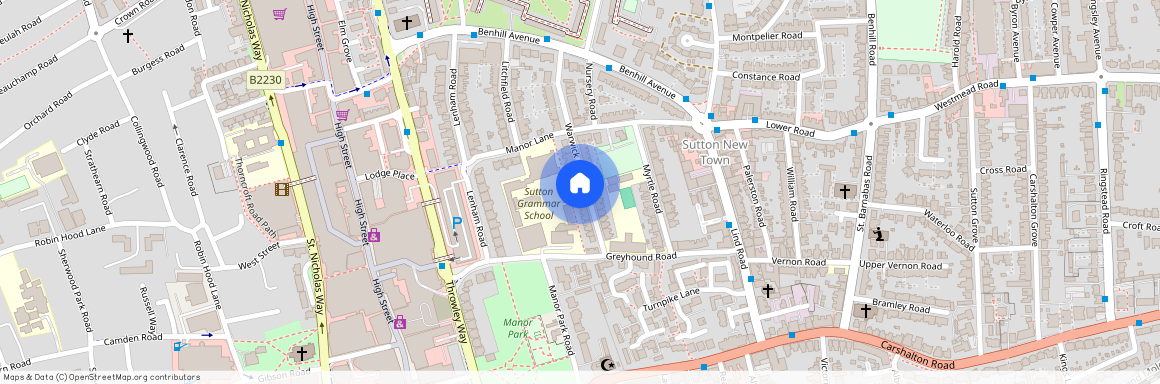 Warwick Road, Sutton, Surrey, SM1