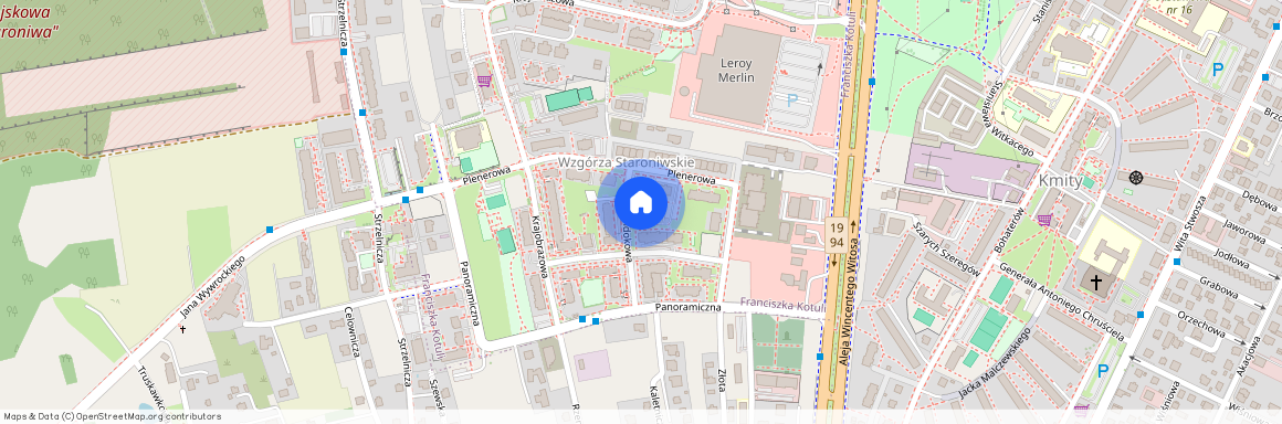 ul. Widokowa, Franciszka Kotuli, Rzeszów, podkarpackie