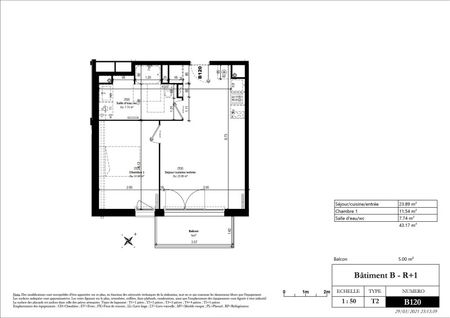 Location Appartement 2 pièces 43m² FONSORBES 31470 - Photo 5
