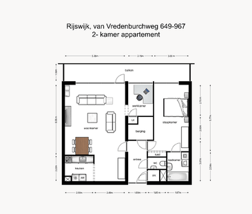 Appartement te huur: van Vredenburchweg 883 2284 TP Rijswijk (ZH) - foto 6
