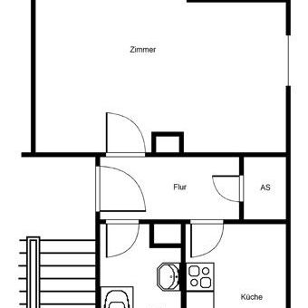 2018 Renovierte 1-Zimmer Wohnung mit Balkon in Stadtlage - Photo 1