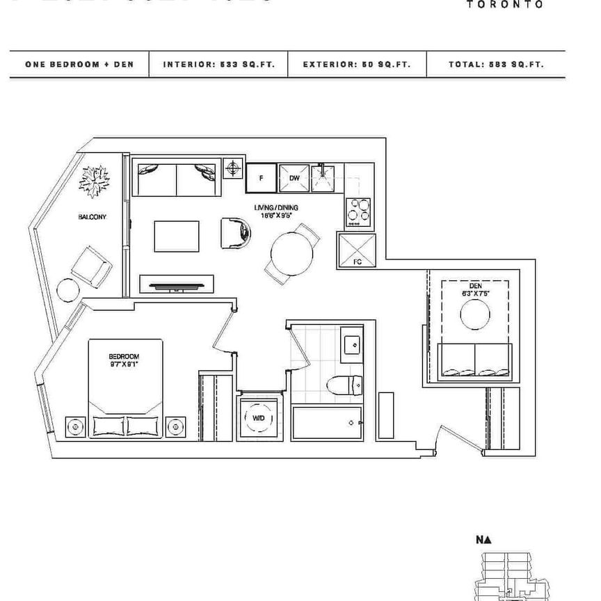For Lease - 110 Broadway Avenue Unit# 302S, Toronto, Ontario - Photo 1