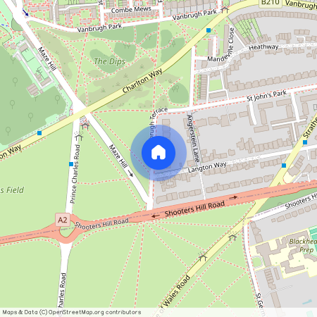 Vanbrugh Terrace, Blackheath, London, SE3