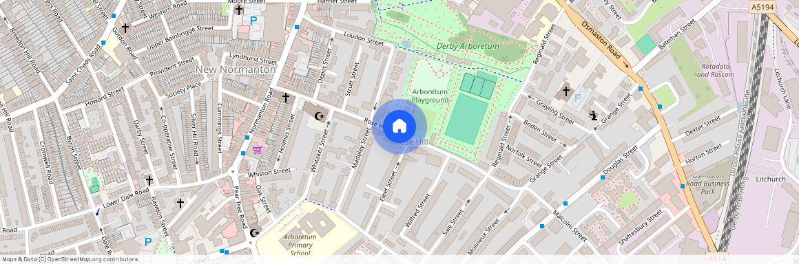 Rosehill Street, Derby, Derbyshire, DE23