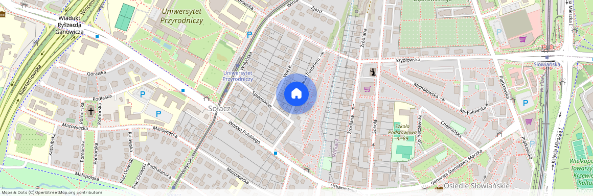 ul. Nad Potokiem, Sołacz, Jeżyce, Poznań, wielkopolskie