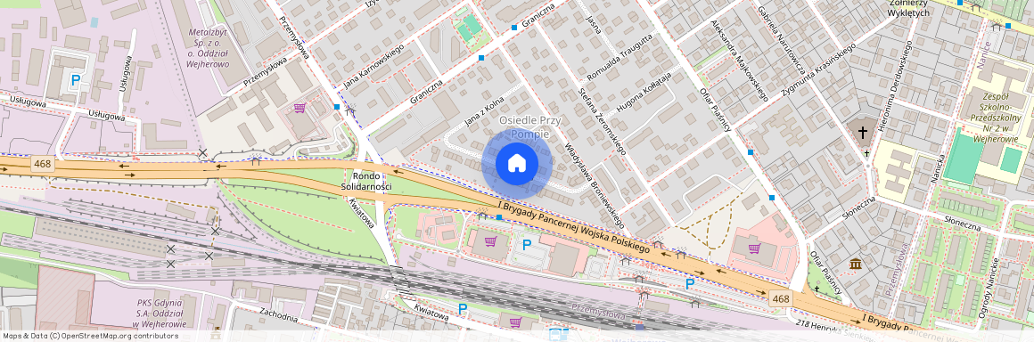 ul. Kolejowa, Wejherowo, wejherowski, pomorskie