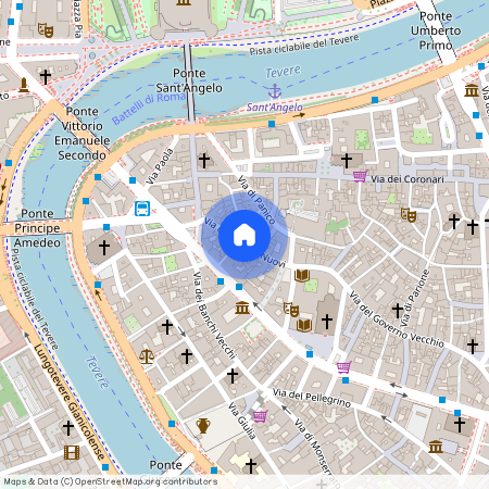 Via dei Banchi Nuovi, Roma, RM, Italia, .ROMA