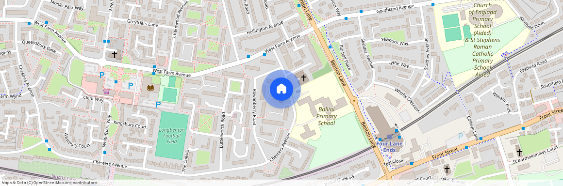 2 bedroom End of terrace house to rent in Chesters Avenue, Longbenton, Newcastle Upon Tyne, NE12