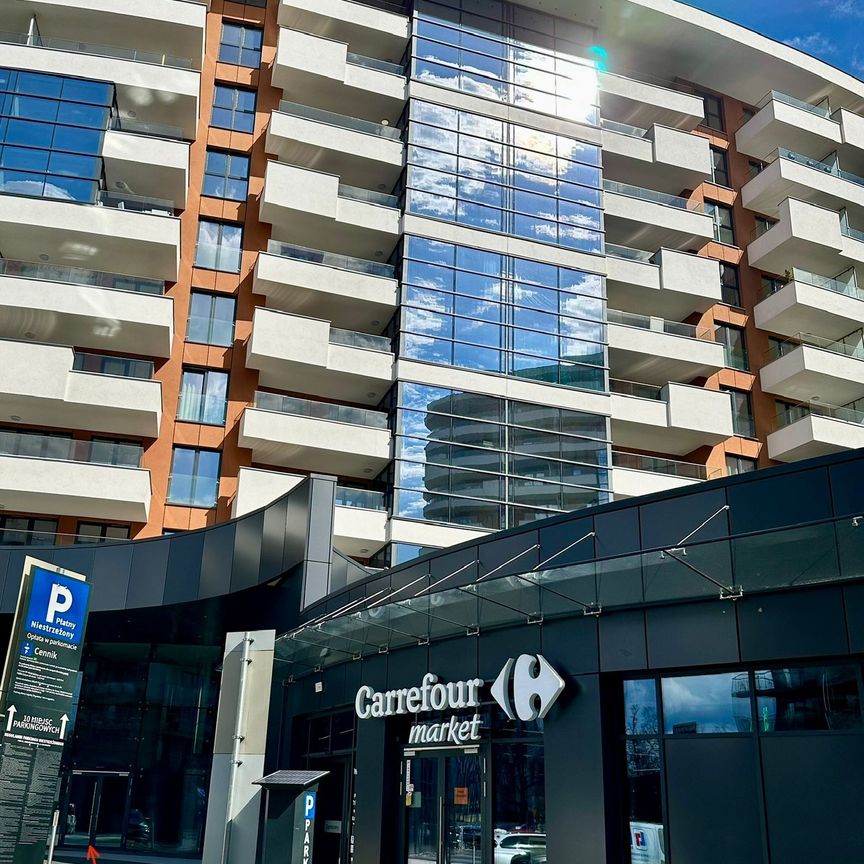 Wiślane Tarasy, Grzegórzki, kawalerka 28m2, balkon - Photo 1