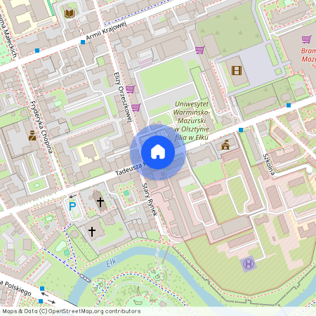 ul. Tadeusza Kościuszki, Ełk, ełcki, warmińsko-mazurskie