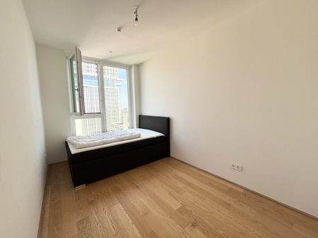 U-Bahn-Station KAGRAN U1 I Stilvolle Wohnung mit Loggia I Rooftop POOL & SAUNA I Fitnessraum - Foto 5