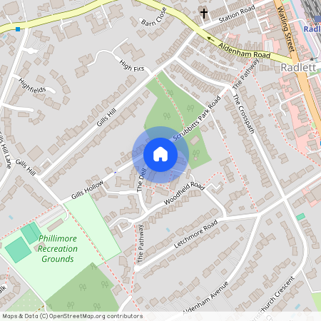 Scrubbitts Square, Radlett, Hertfordshire, WD7