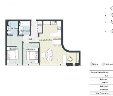 2 bedroom flat to rent - Photo 1