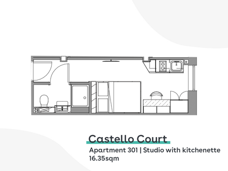 Studio to rent - Photo 4