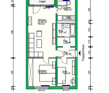 3 Zimmerwohnung mit Loggia in beliebter Wohngegend in Lankow verfügbar! - Photo 2