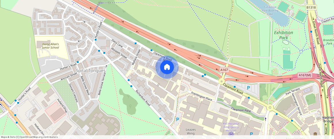 Spital Tongues, NE2 4AH, Newcastle Upon Tyne