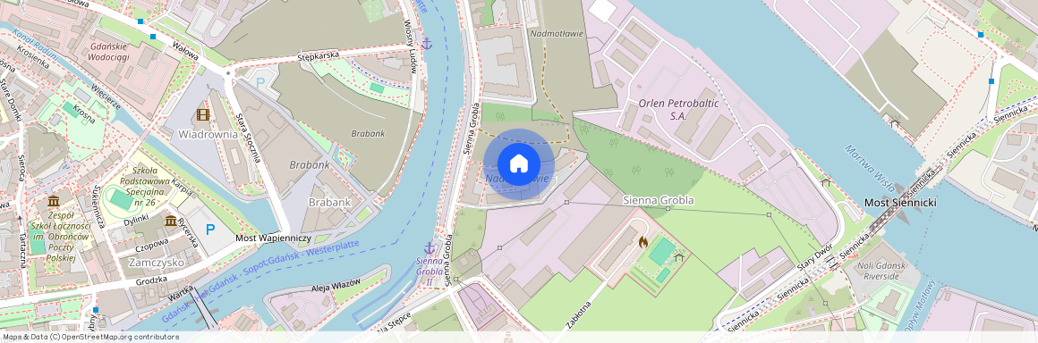 ul. Sienna Grobla, Śródmieście, Gdańsk, pomorskie