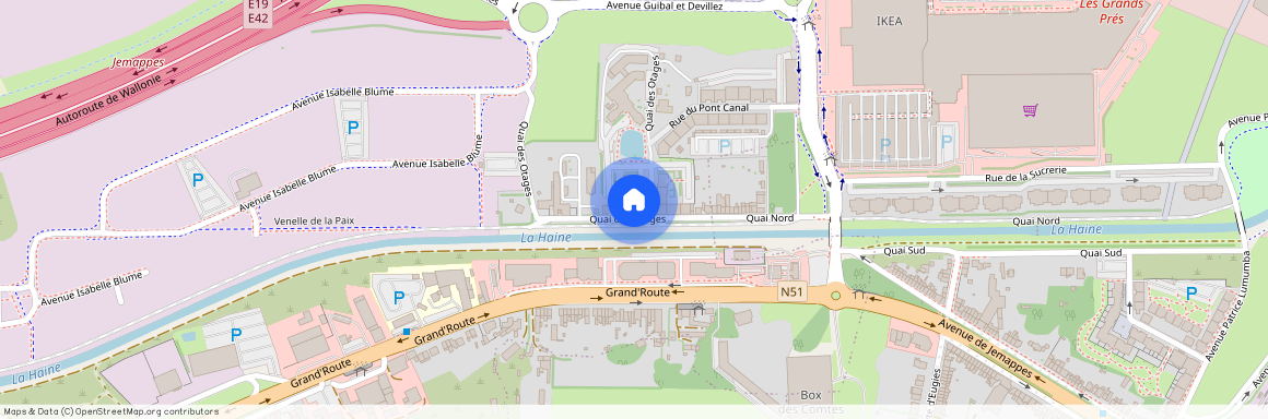 Quai Des Otages, 4, 10, 7000, Mons