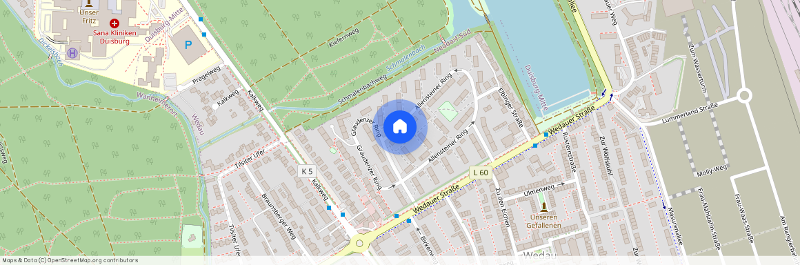 Allensteiner Ring 8, 47279 Duisburg OT Wedau
