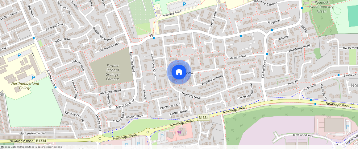 Salisbury Close, Ashington