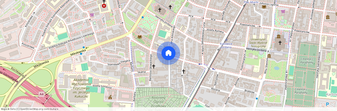 ul. Księcia Józefa Poniatowskiego, Śródmieście, Katowice, śląskie