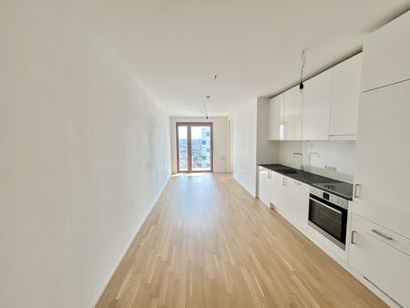 moderne 2-Zimmer Wohnung im 18.OG nächst Hauptbahnhof (Dachterrasse, Co-Working Bereich & Gym inklusive) - Foto 4