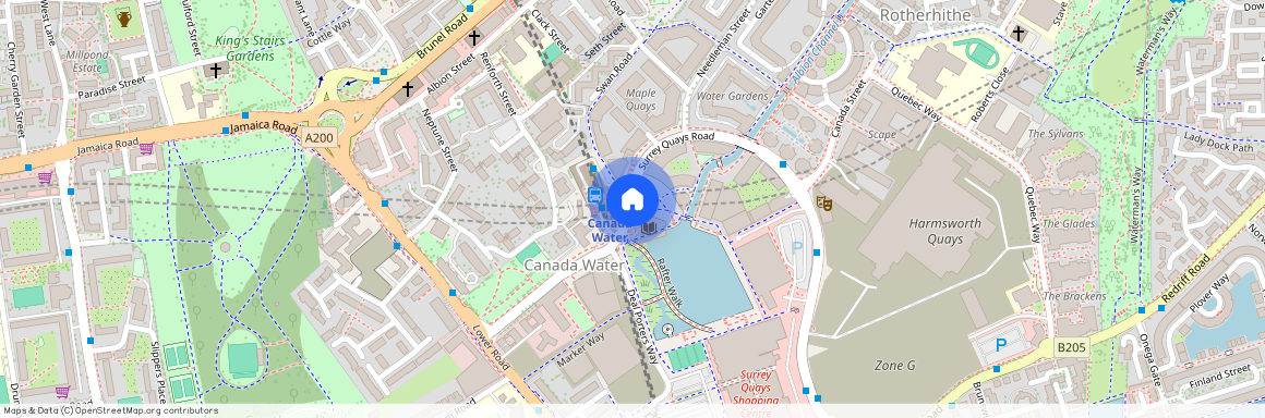 Surrey Quays Road, Canada Water, London, SE16