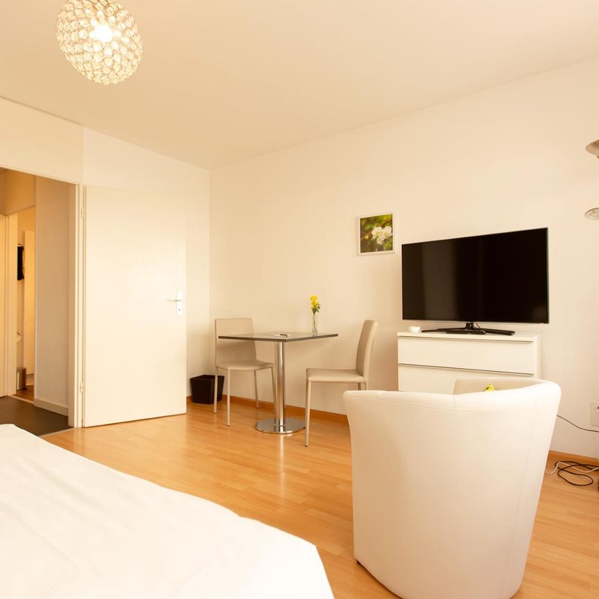 Möblierte 1.5-Zimmer-Wohnung mit Service - Basel St. Johann / Novartis - Photo 1