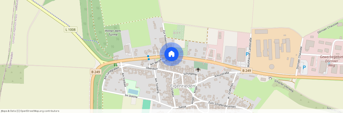 Mühlhäuser Landstraße, 99974, Mühlhäuser Landstraße    Mühlhausen Ot Eigenrieden