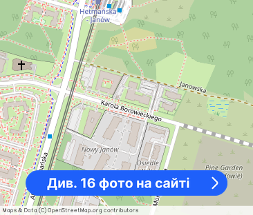 Nieumeblowane mieszkanie 52 m. w bloku, 2 pokoje, Nowy Janów, garaż - Фото 1